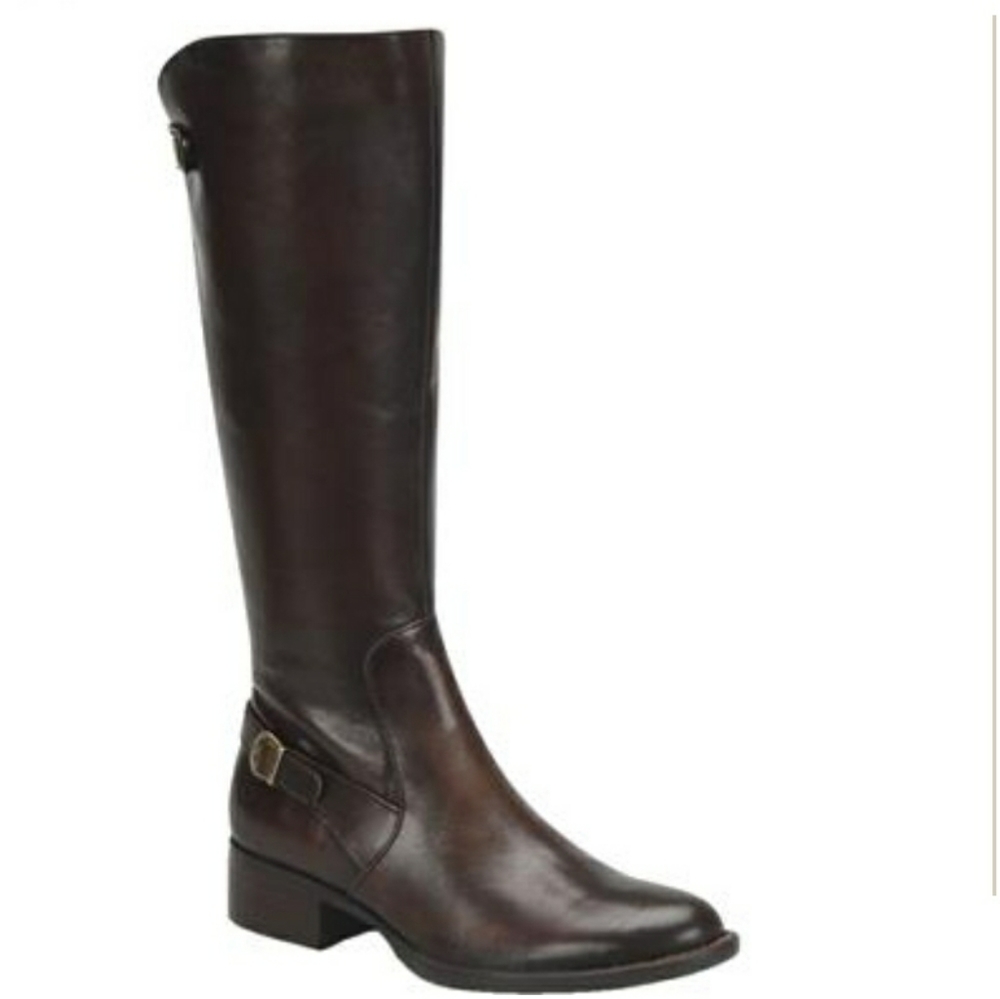 Born Cupra NEW Brown Tall Wide Calf Boots 9M